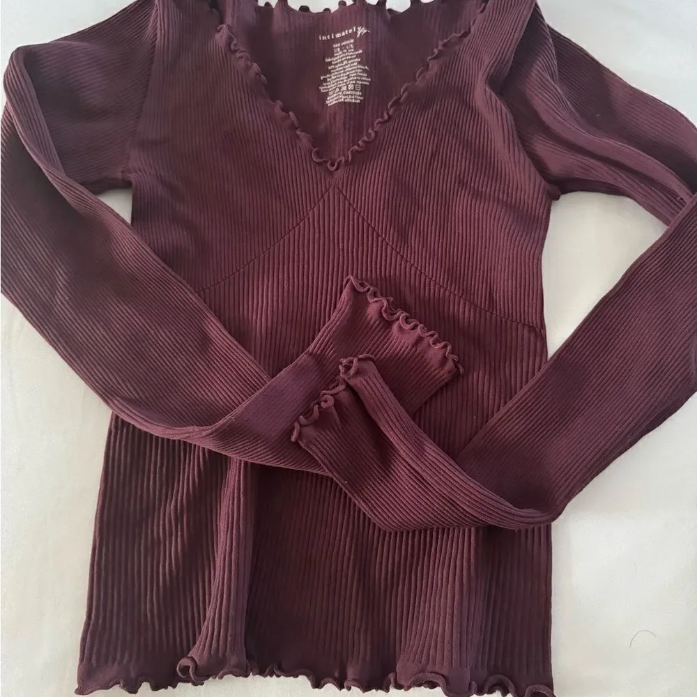Free People Intimately Easy To Love Seamless Long Sleeve Size L/XL